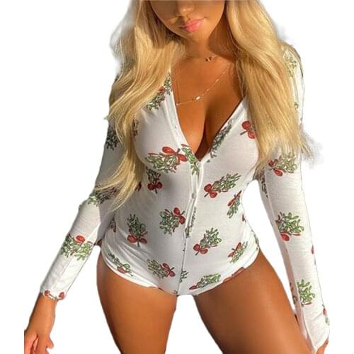 Women Casual Sportswear Bodysuit Long Sleeve Bodycon Stretch Leotard Button Short Romper Jumpsuit Overalls Gym Tracksuit /2