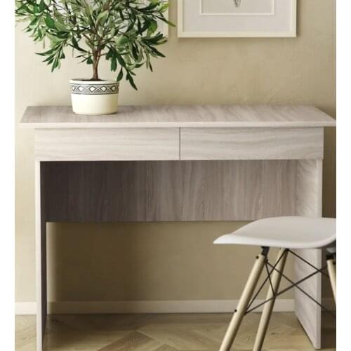 Computer Desk European Minimalist Style,Wooden Stylish, Rustic Console Table for Living Room Enterway Multi-Function100x60x75 cm