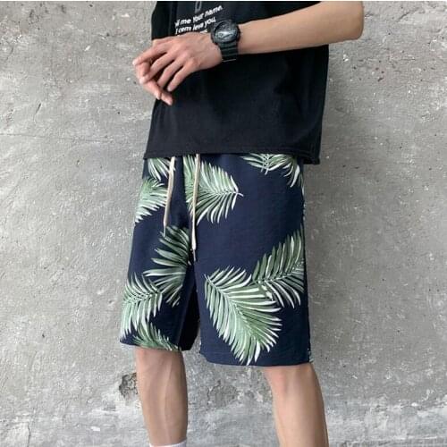 2021 Men Casual Beach Shorts Fashion Print Men Summer Fitness Boardshorts Clothing