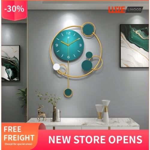 Wall Clock Light Luxury Clock Wall Clock Living Room Modern Minimalist Clock Personality Creative Artist Home Decoration
