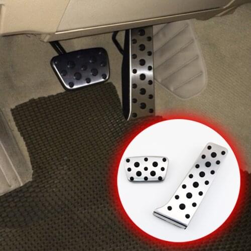 Non Slip Pad Fit For Toyota Crown Reiz Accessories Non-slip Foot Pads Accelerator Fuel Brake Gas Cover AT Pedal Part Decoration