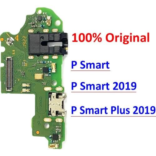 USB Charger Board For Huawei P Smart Plus 2019 charger port USB charging port dock connector complete Flex cable