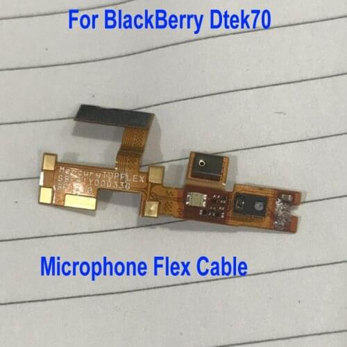 Original For BlackBerry Keyone Dtek70 Microphone Flex Cable Ribbon MIC Module Microphone Light Proximity Sensor Replacement
