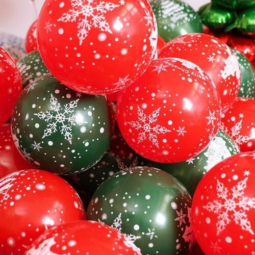 Christmas Asian light decoration latex balloon Christmas shopping mall hotel school atmosphere decoration