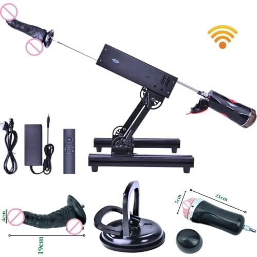 Dual control New Sex Machine with suction cup ,Quite,Powerful,All Angle Adjustable,No Moveback Machine,Vibrator Sex Toys