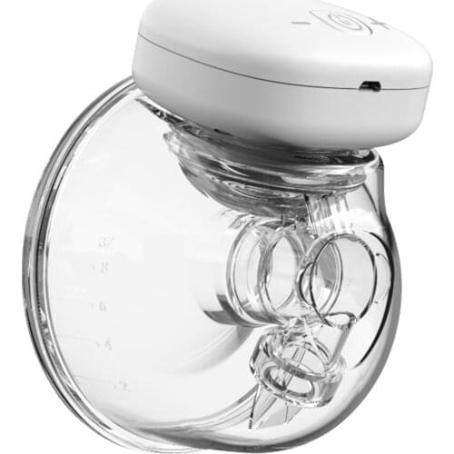 YOUHA USB Rechargable Hands-Free Electric Breast Pump Silent Wearable Breast Cup 240ml Automatic Milker Portable Baby Breastfeed