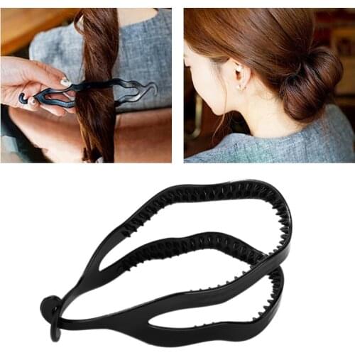 Hair Braider Tools Hair Stick Hairstyles Pull Hair Pins Double Hook Plate Made Needle Comb Donut Big Hair Accessories