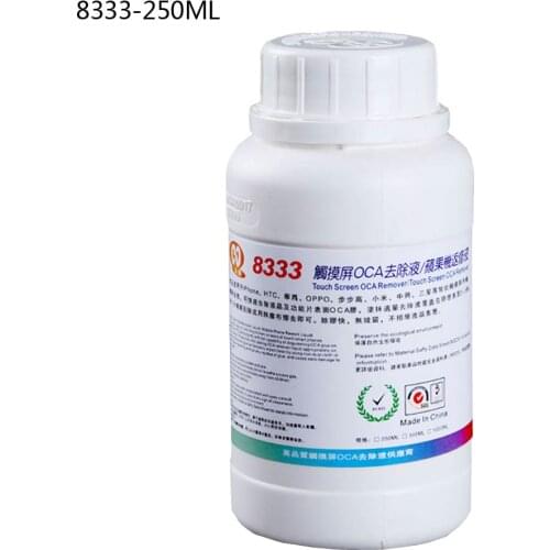 Hot sale new 8333 250ml for Mac iPhone Sumsung HTC LCD repair liquid / touch screen OCA removing liquids / OCA strippers tool