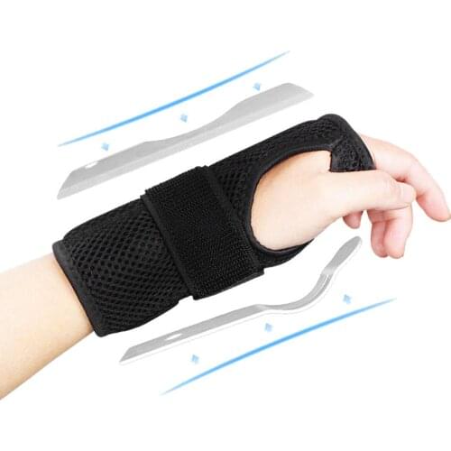 1PCS Carpal Tunnel Wrist Splints Wrist Support Brace For Arthritis Tendonitis Wristbands With Palm Cushion Pad Right Left Hand
