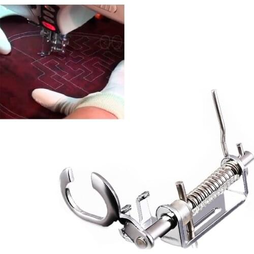 1Pc Open Free Quilting Interweave Embroidery Sewing Machine Foot New Metal High Handle Walking Foot for Sewing Machines 4021L-OT