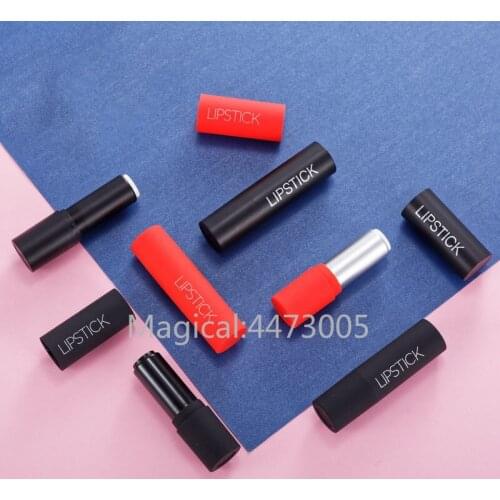 10/30/50pcs Black Pink Ribbon Round Square Dot Snake High-grade Empty Lipstick Tube 12.1mm Lip Balm Container Cosmetics