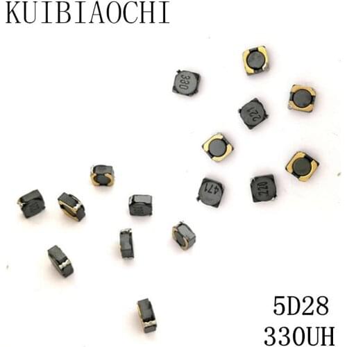 10pcs/LOT SMD Power Inductor CDRH5D28 330UH 331 6*6*3mm shielded winding inductor