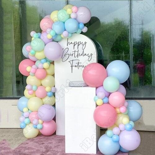 116pcs Wedding Birthday Party Maca Latex Balloon Garland Watermelon Red Balloon Arch Event Dinner Decor Baby Shower Decoration