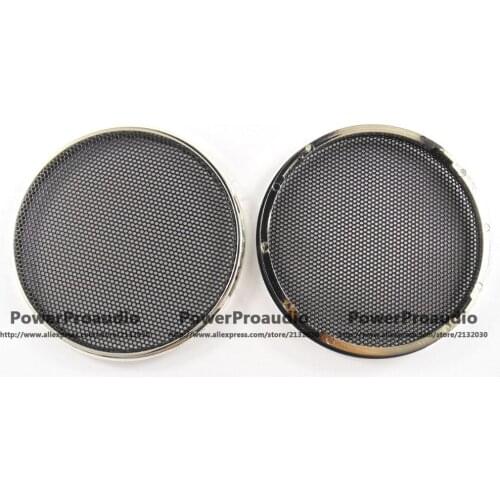 2 pcs 2inch SUBWOOFER Car speakers COVERS WAFFLE DIY MESH GRILLS Silver Color