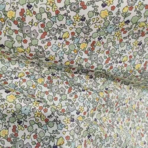 2021 New 160cm Rose Floral Fabric 100% cotton Fabric Flower Textile Clothing for Patchwork Fabric tecidos 5 meters