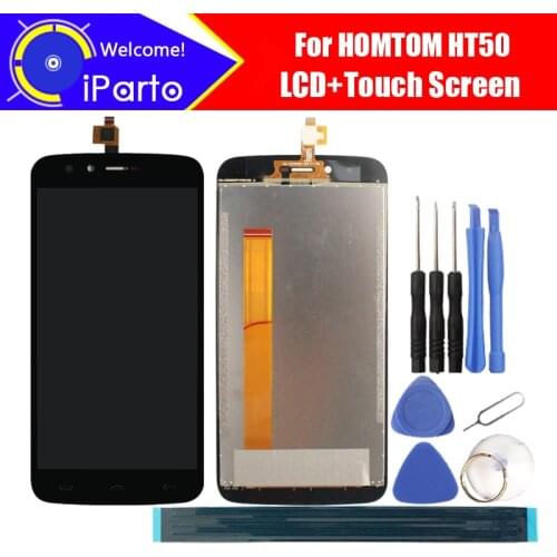 5.5 inch HOMTOM HT50 LCD Display+Touch Screen Digitizer Assembly 100% Original New LCD+Touch Digitizer for HT50 +Tools