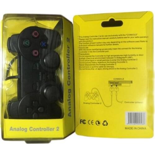 Game machine accessories manufacturers produce wired handle packaging wholesale and retail Vibration mode Applicable products PS