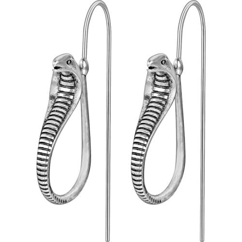 Cxwind Fashion Bohemian Animal Snake Earrings Jewelry Cobra Shape Stud Earrings Best Gift for Women Girl oorbellen Jewelry