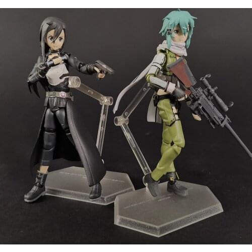 Figma Sword Art Online II Kirito 248 Sinon 241 Action Figure Joint Movable Model Toy