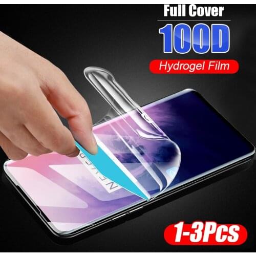 1-3 Pcs 100D Curved Edge Hydrogel Film For Oneplus 7 Pro 7T Screen Protector For Oneplus 7T Pro Full Protective Film (Not Glass)