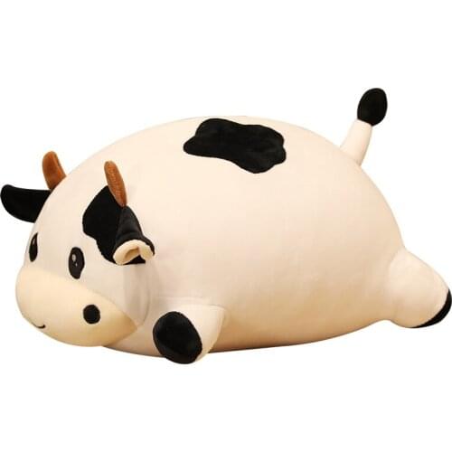 Lying cow plush toys speelgoed- Koeien animal pillow anti-extrusion игрушка soft and comfortable boutique holiday birthday gift