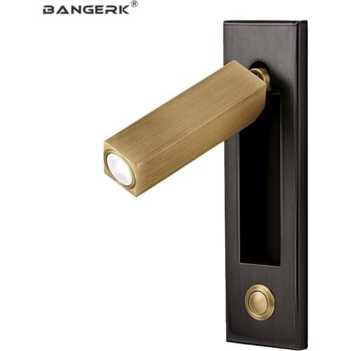 Reading Lamps With Switch LED Wall Lamp Modern Sconce Wall Lights Iron Rotating Bedside Wall Light Home Lighting Luminaire