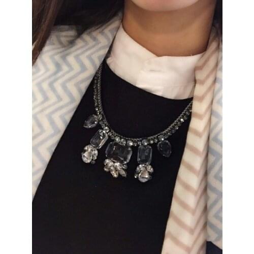 M38 RISPADA Fashion Cystal Pendant Necklace For Women Girl Party Gift Cute Flower Necklace