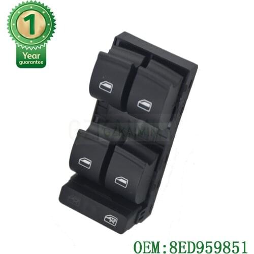 New Power Window Switch DRIVER SIDE for Audi A4 B6 B7 Sedan 8ED959851 8E0 959 851B T-0-P