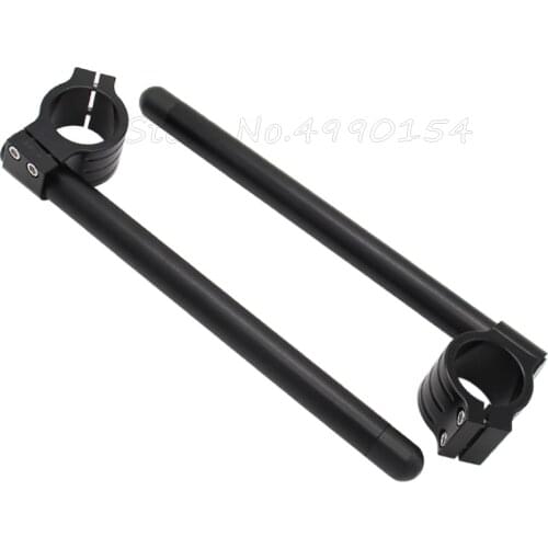 Motorcycle 7/8" 22MM Clip On Adjustable Handlebar Fork Clamp 31/33/35/36/37/38/39/40/41/43/45/46/47/48/50/51/52/53/54/55 mm CNC