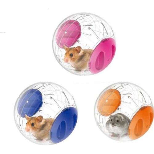 1 Pcs Pet Supplies Crystal Ball Plastic Hamster Pet Toys 12CM Running Ball Dropship