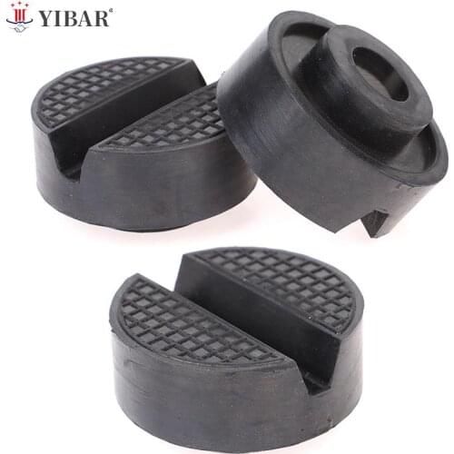 1pc Universal Car Jack Adapter Slotted Frame Lift Rubber Pad Rail Floor Stand Holder Auto Repair Related Tools Car Accessories