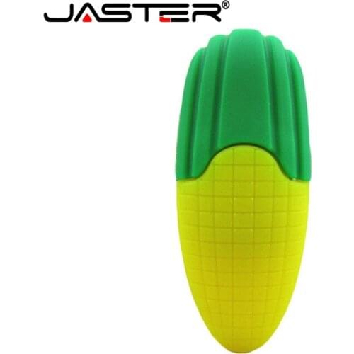 JASTER USB flash drive cartoon corn usb 2.0 maize pen drive memory stick 4GB 8GB16GB 32GB 64GB cool gift et U disk