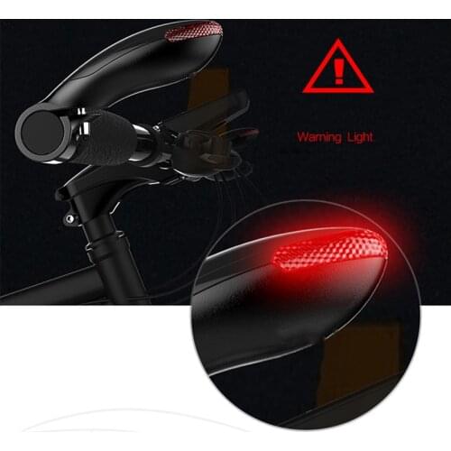 Bicycle Grips With Trun Light MTB Road Handlebar Ends red light Waterproof IPX6 Bike Bar Ends BarEnds 22.2 cycling lights parts
