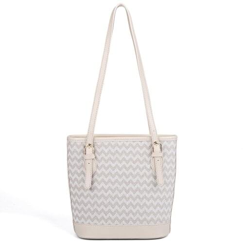 Spring 2021 New Arrivel Simple Fashion Womens Bucket Bag Rhombic Wave Handbag Shoulder Bag Womens Bag/CT35432