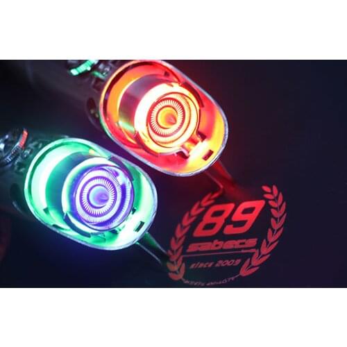 All Types of Lightsaber Light Knives RGB Duel with Red Blades and Light or White Light Knives with Heavy Blades