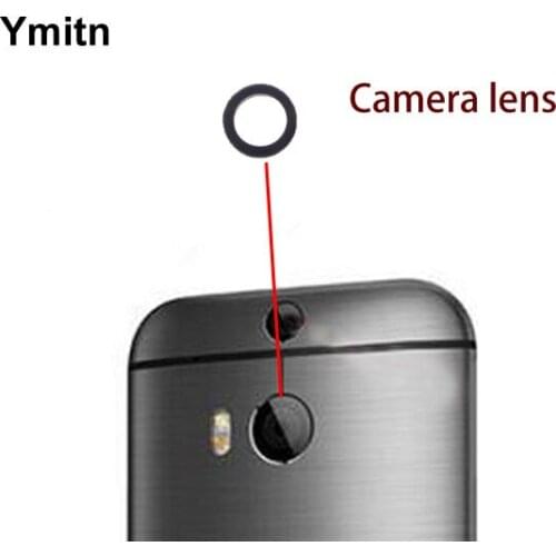 10pcs 100% New Y Back Top Camera glass Lens with Adhesive Sticker Replacement For HTC One M8,Free Shipping