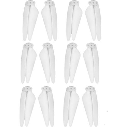12PCS/Lot High Quality CSJ-X7 Foldable Propeller Props White Color for CSJ-X7 SG906 RC Quadcopter CW CCW Blade Accessory