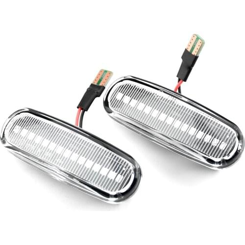 2Pcs For Fiat Panda 169 Grande Punto Inkl. Evo Doblo Fiorino Linea Idea Dynamic LED Side Marker Light Repeater Lamp