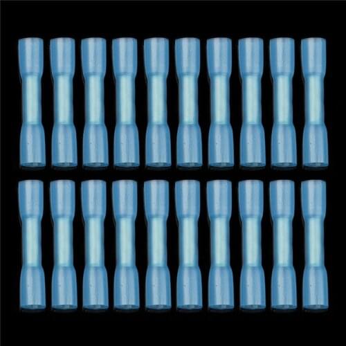 20/50PCS Heat Shrink Butt Wire Connectors Waterproof Solder Seal Heat Shrink Terminals Electrical Crimp Terminals