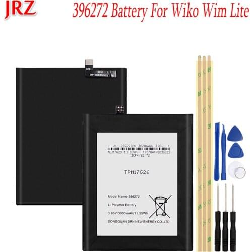 3000mAh 396272 For Wiko Wim Lite Battery Batterij Mobile Phone High Quality Replacement Batteria Batterie For Wiko Wim Lite+Tool