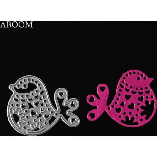 ABOOM New 1PC Bird Metal Cutting Dies Stencils For DIY Scrapbooking Photo Album Decorative Paper Cards Making DIY Die Cut
