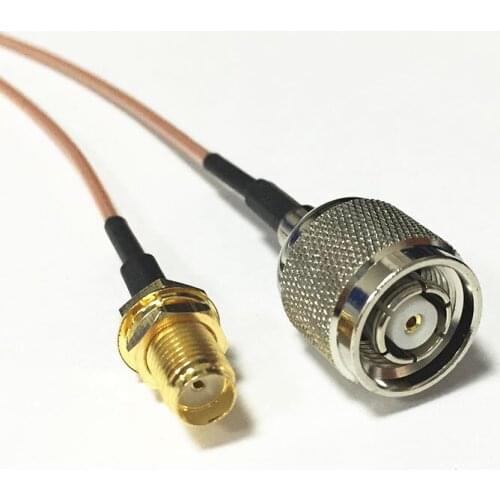 WIFI Antenna adapter RP-TNC Male Plug Switch SMA Female Jack nut pigtail cable RG178 Wholesale 15CM 6" Adapter