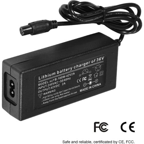 Power Adapter Lithium Charger 42V 2A ABS Chargers For 2 Wheel Self Balancing Hoverboard Scooter Cord With US UK EU Plug