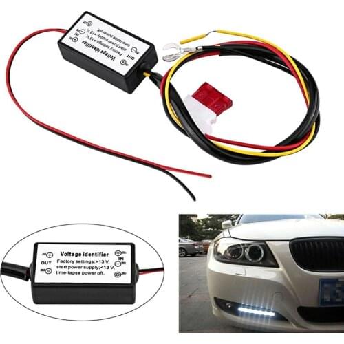 Car LED Daytime Running Light Automatic ON/OFF Controller Module DRL Relay Kits