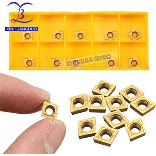 CCMT060204 US735 CCMT21.51 Carbide Inserts For Steel Stainless Steel - Mechanical Parts Cutting Tool 10pcs Carbide Insert
