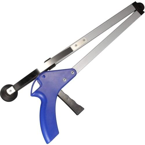 Long Arm Extension Reacher Grabber Easy Reach Pick Up Tool Foldable Garbage Tool Clamp The Garbage Stick Rubbish Free Shipping