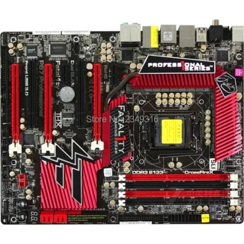 For ASRock Fatal1ty P67 Professional Original Used Desktop 1155 Motherboard P67 Socket LGA1155 DDR3 SATA2 USB2.0