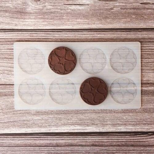 Shape Chocolate Stencil Mold Cake Decorating Silicone Mold Transfer Sheet Baking Chablon DIY Chocolate Dessert Garnish