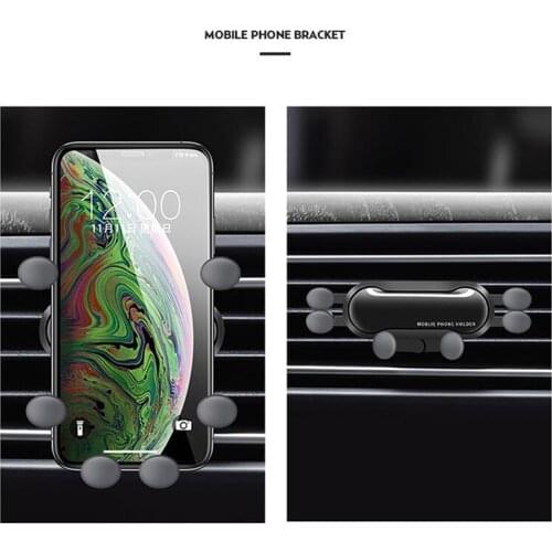 Gravity Cell Phone Holder for Car Mount Air Vent Clip GPS Holder Stand Bracket No Magnetic Phone Holder Universal Car Bracket