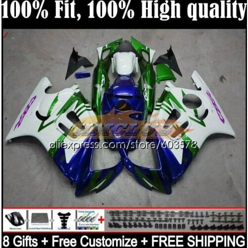 Injection Body For HONDA CBR 600F3 CBR600FS 1995 1996 11CL.193 CBR600 F3 CBR 600 CC FS F3 CBR600F3 95 96 OEM Fairing green white